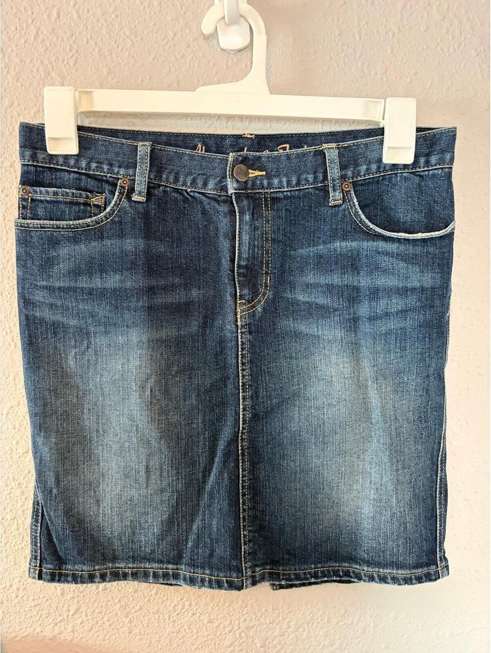 Y2K Abercrombie & Fitch Denim Skirt size 8
